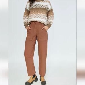 Aritzia Wilfred Free Modern Utility Mid Rise‎ Straight Leg Pants 00